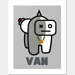 Among Us BT21 Van Posters and Art